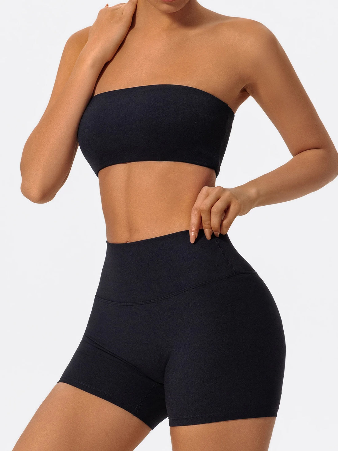 Women’s 2-Piece Strapless Fitness Set