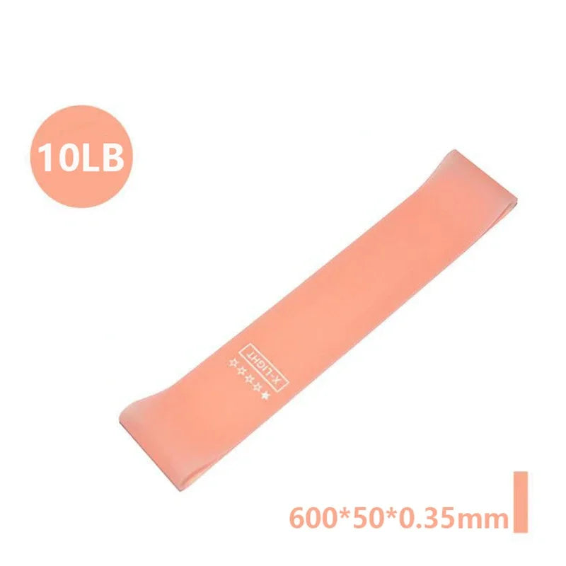 Portable Resistance Bands – Elastic Fitness Bands for Yoga, Pilates, CrossFit, and Strength Training