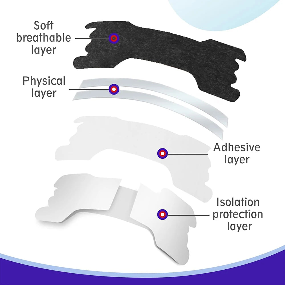 Black Nasal Strips for Better Breathing and Anti-Snoring