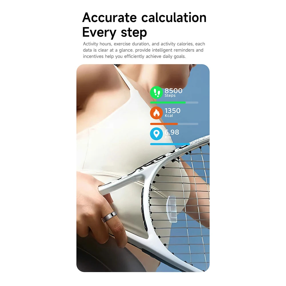 SR09 Smart Ring Health & Fitness Tracker