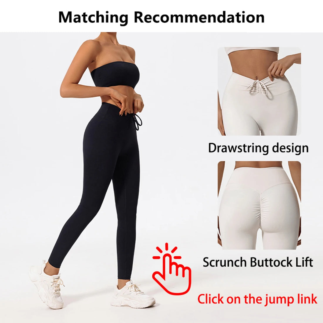 Women’s 2-Piece Strapless Fitness Set