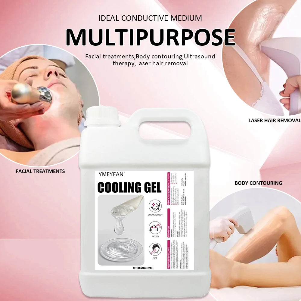 2.5L Gel Conductor Radiofrecuency Cavitacion Clear Contact Gel for Ultrasound Beauty Face and Body Skin Care