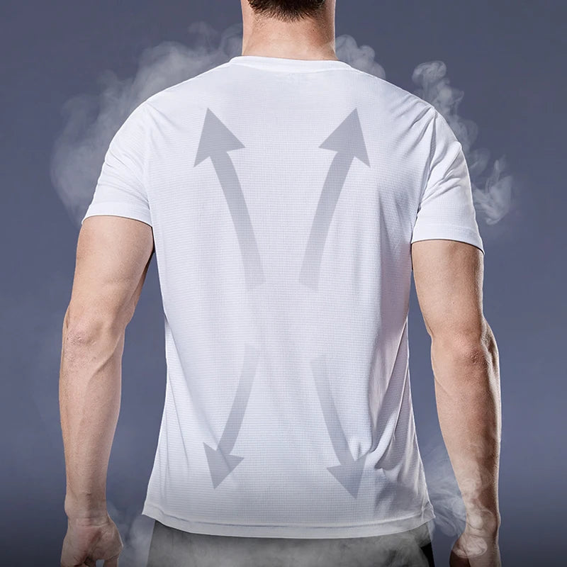 Men’s Quick-Dry Oversized Gym T-Shirt