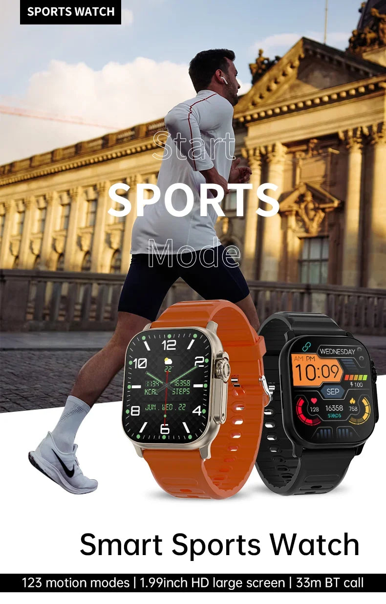 T900 Ultra 2 Smartwatch 49mm – Bluetooth Call, Music, NFC, Wireless Charging, Compatible with Android & iOS