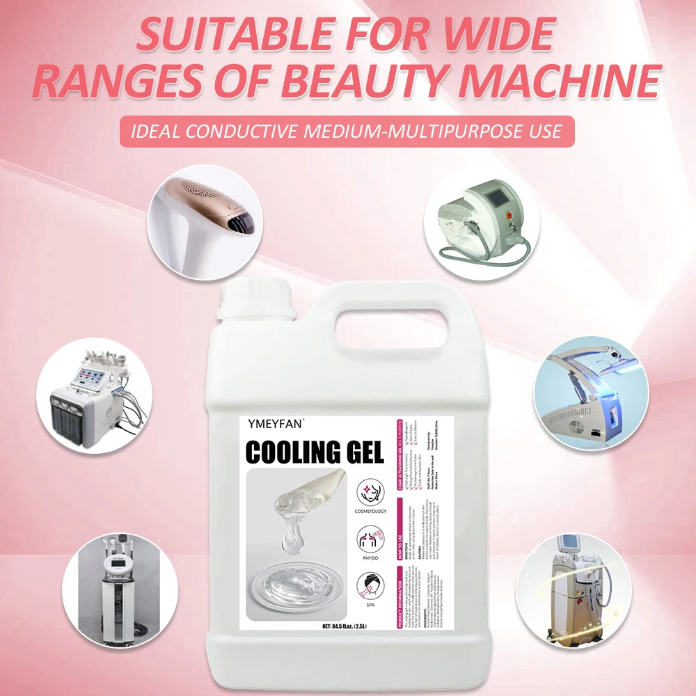 2.5L Gel Conductor Radiofrecuency Cavitacion Clear Contact Gel for Ultrasound Beauty Face and Body Skin Care