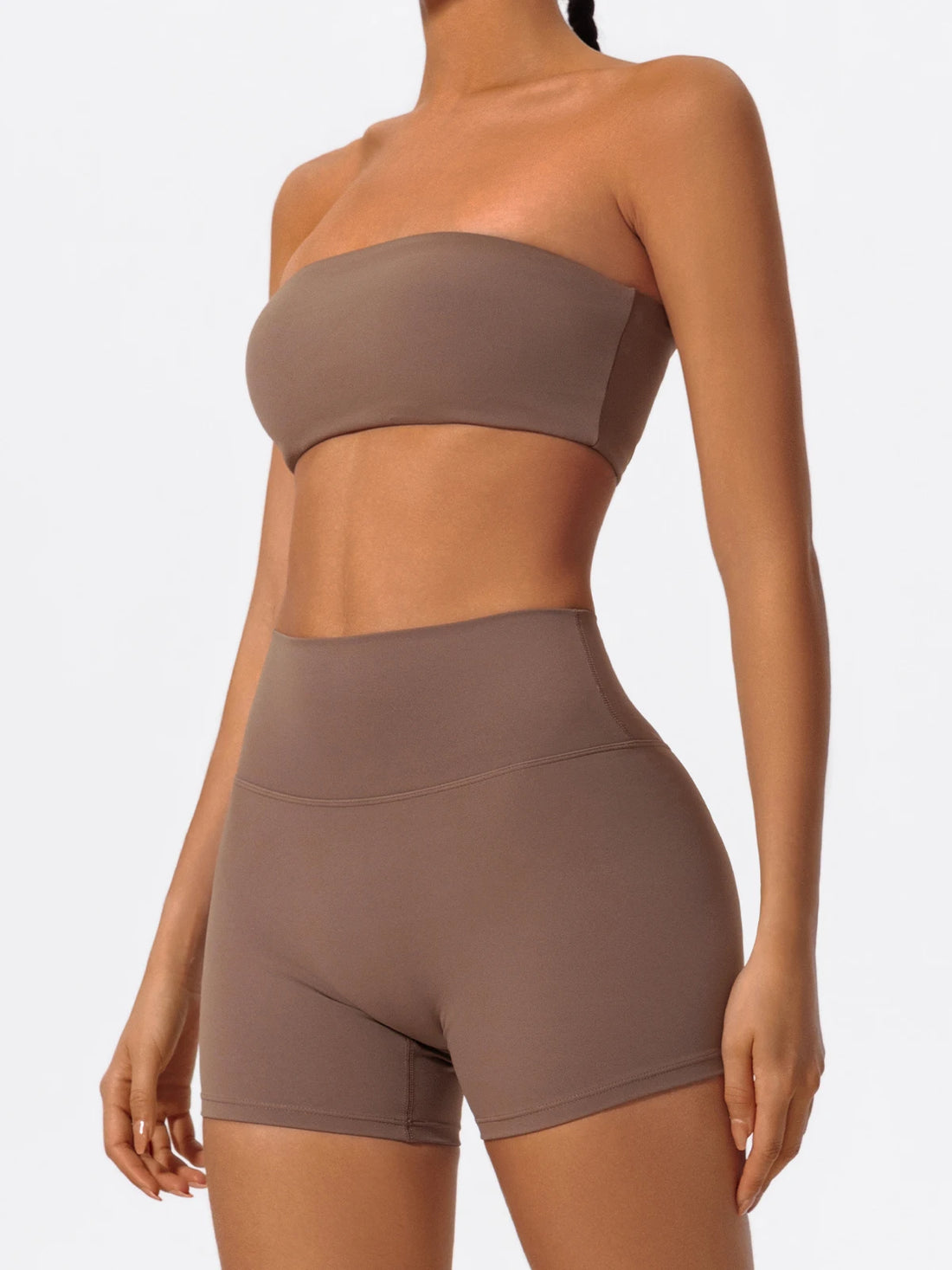 Women’s 2-Piece Strapless Fitness Set