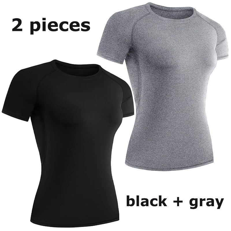 Women’s Compression Short Sleeve Athletic T-Shirt