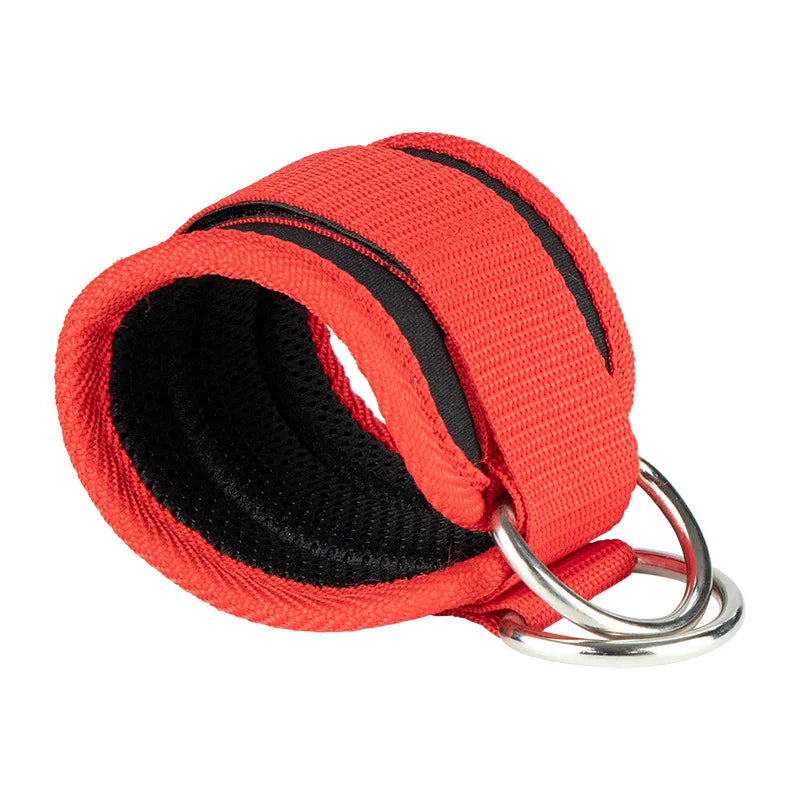 Adjustable Gym Ankle Straps with Double D-Ring