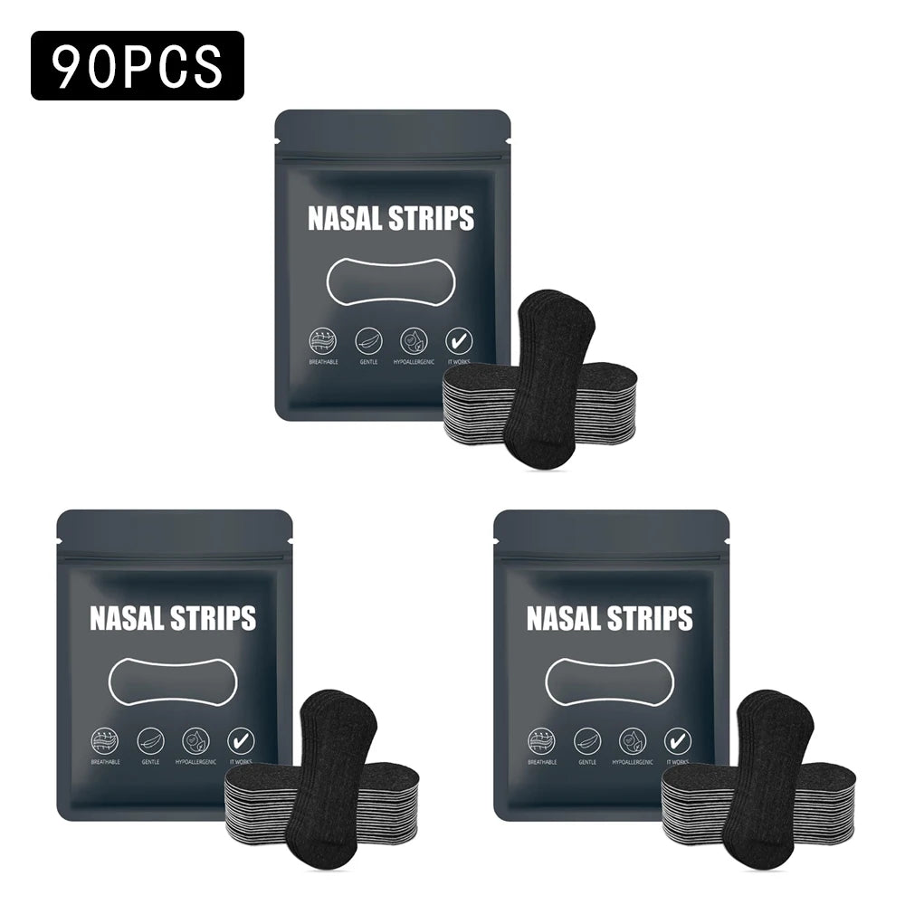Anti Snoring Nose Strips – Breathable Nasal Patch for Better Sleep & Breathing Correction