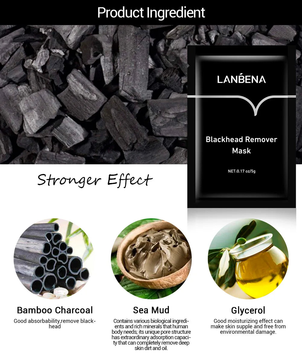 LANBENA Blackhead Remover Peel-Off Mask