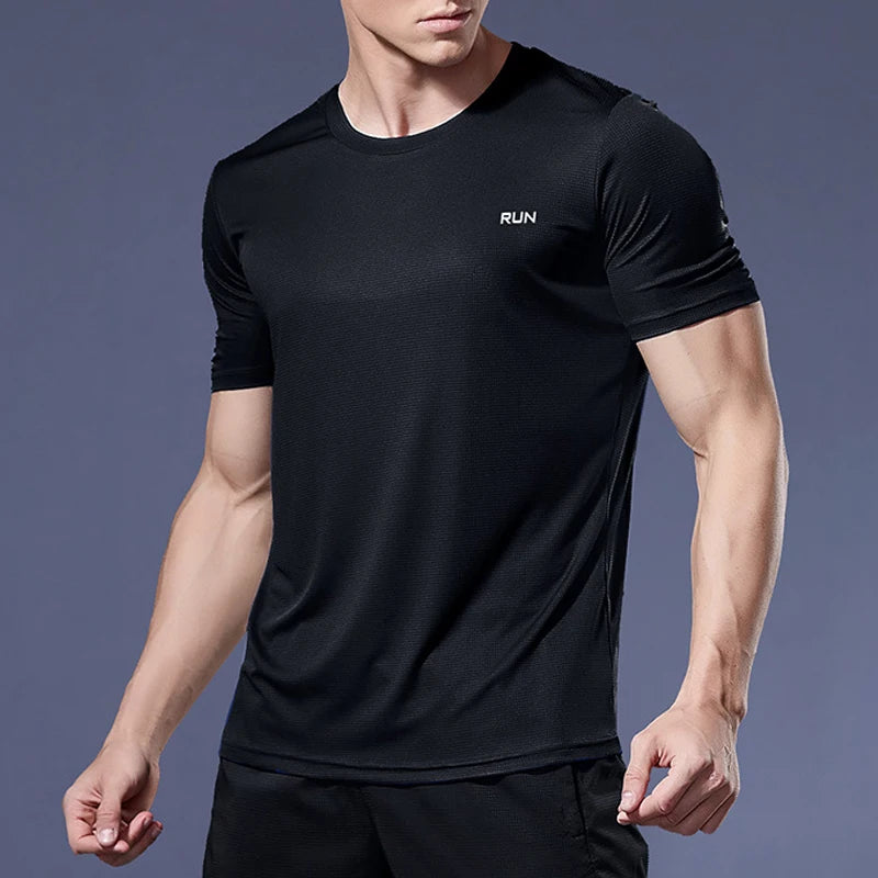 Men’s Quick-Dry Oversized Gym T-Shirt