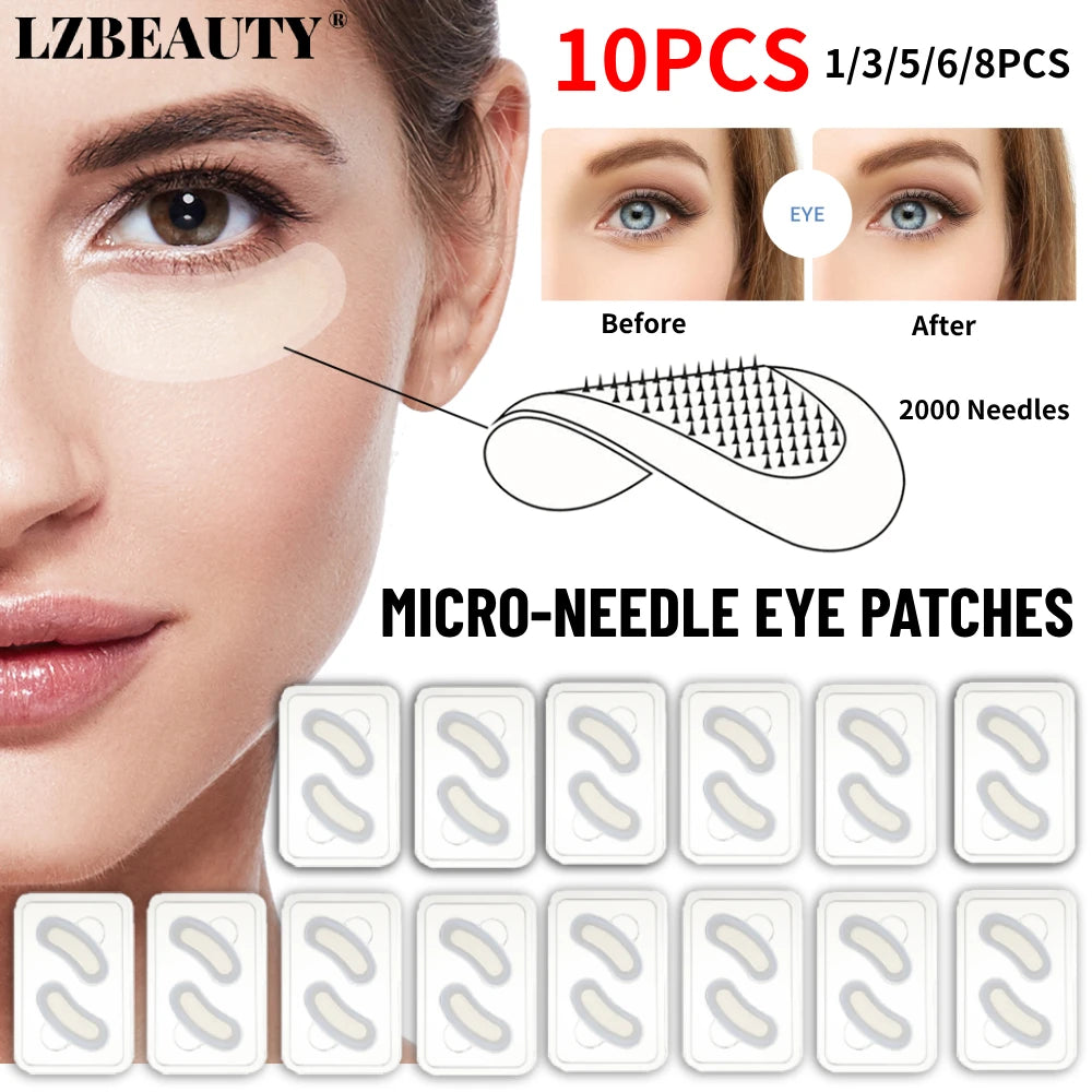 Korean Microneedle Hyaluronic Acid Eye Patches
