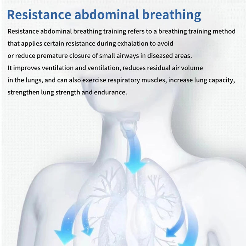 Breathing Trainer Respiratory Fitness Device