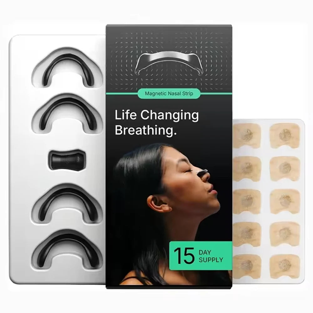 Skin-Safe Magnetic Nose Strips