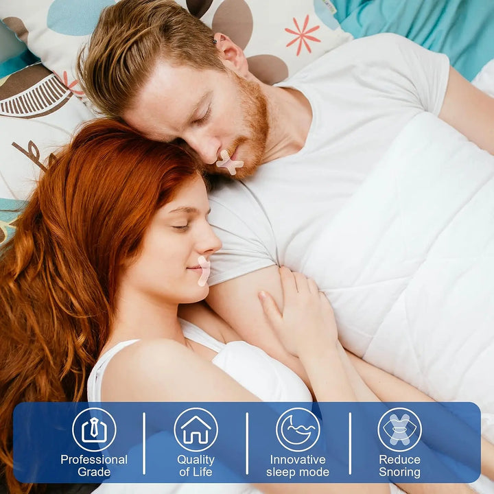 Anti Snoring Mouth Tape & Nasal Strips Set