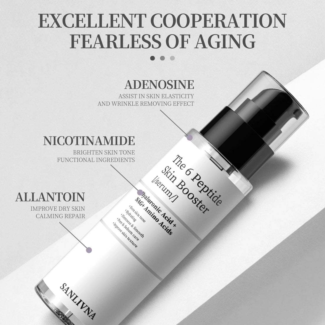 6 Peptide Collagen Essence Skin Care Set