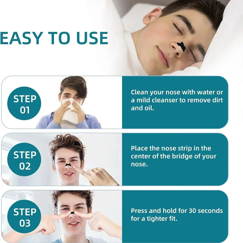 Anti-Snoring Nasal Strips for Better Breathing