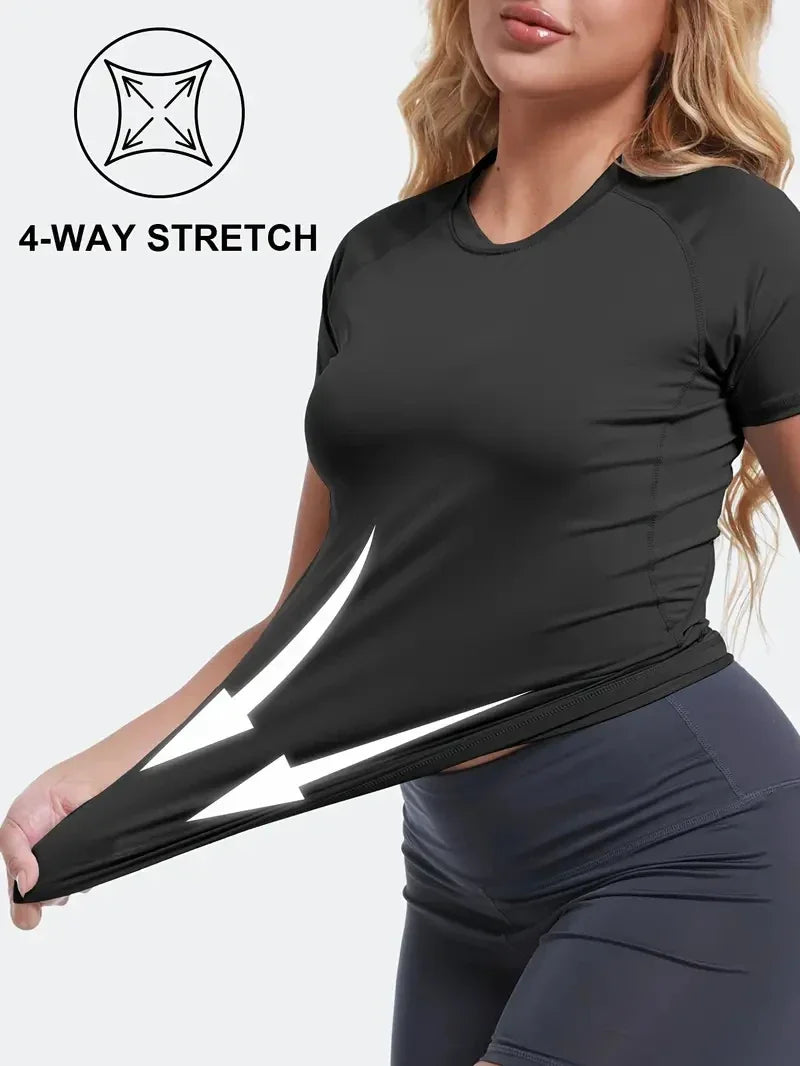 Women’s Compression Short Sleeve Athletic T-Shirt