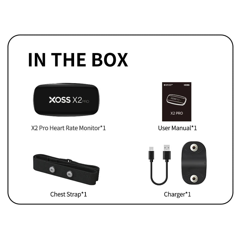 XOSS X2 Pro Heart Rate Monitor Sensor