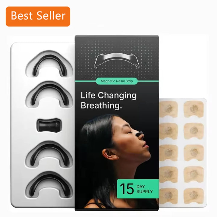 Skin-Safe Magnetic Nose Strips