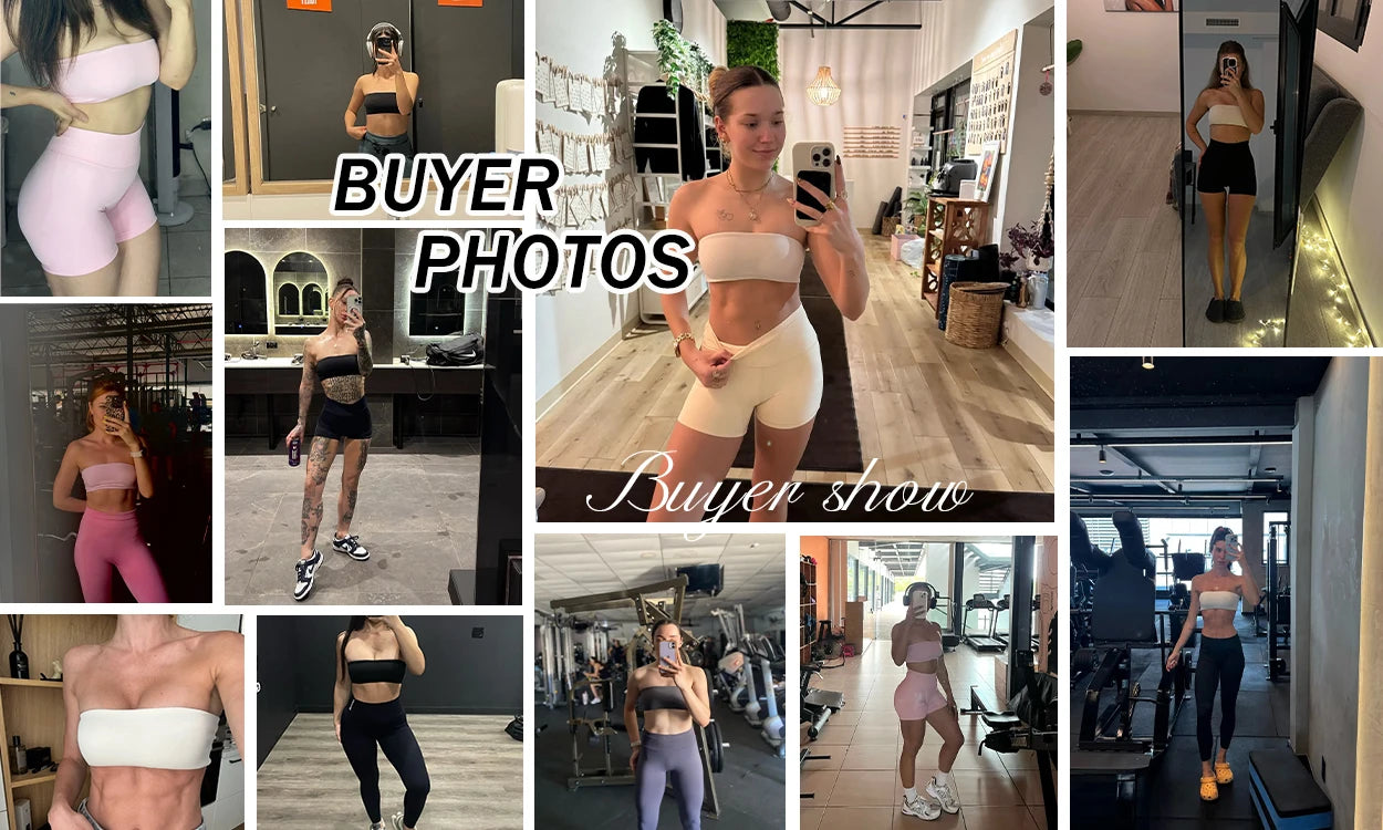 Women’s 2-Piece Strapless Fitness Set