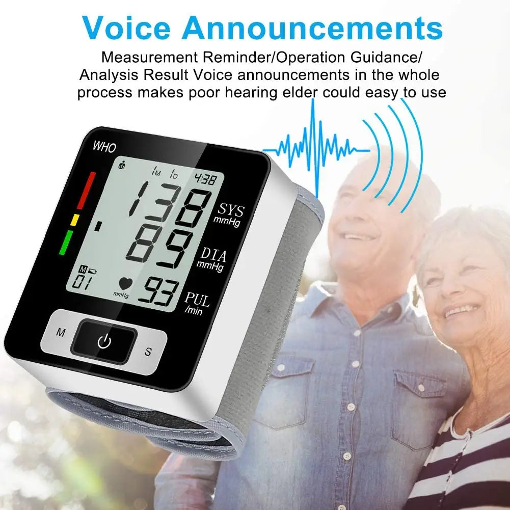 Digital Wrist Blood Pressure Monitor