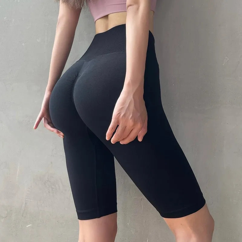 Women’s High-Waist Fitness Yoga Shorts
